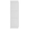 vidaXL Bathroom Mirror Cabinet White 80x20.5x64 cm Engineered Wood