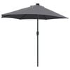 vidaXL Garden Parasol Anthracite 294 x 150 x 223 cm