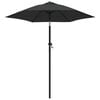 vidaXL Garden Parasol Anthracite 200x224 cm Aluminium