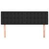 vidaXL Headboards Black 144x5x78/88 cm Faux Leather