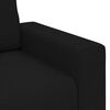 vidaXL 3 Piece Sofa Set with Cushions&nbsp;Black Fabric