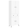 vidaXL 2 pcs White