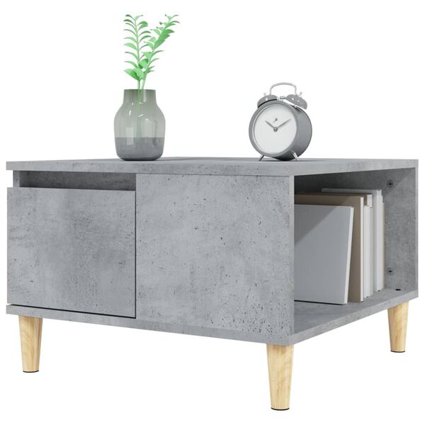 vidaXL Coffee Table Concrete Grey 55x55x36.5 cm Engineered Wood