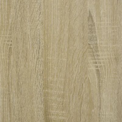 vidaXL Side Tables 2 pcs Sonoma Oak 50x46x50 cm Engineered Wood