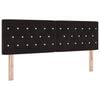 vidaXL Headboard with Headboard Black 160 cm Faux Leather