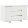 vidaXL Sideboard with Drawer White 120 x 41 x 75 cm Engineered Wood