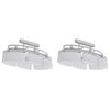 vidaXL Ceiling Lamp with Ellipsoid Glass Shades 2 pcs E14