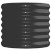 vidaXL Garden Raised Bed Galvanised Steel 152x40x36 cm Anthracite