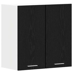 vidaXL Hanging Cabinet Lyon Black Oak 60 x 31 x 60 cm Engineered Wood