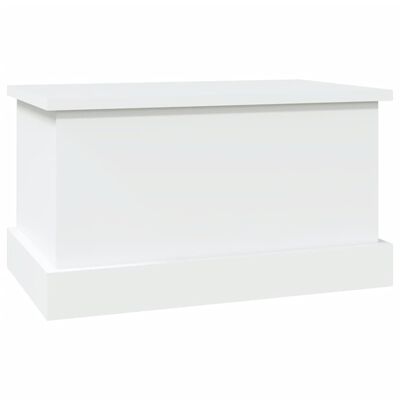 vidaXL Storage Box White 50x30x28 cm Engineered Wood