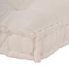 vidaXL Pallet Sofa Cushion Cream 120 x 80 x 12 cm Fabric