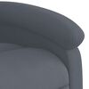 vidaXL Stand up Massage Recliner Chair Dark Grey Velvet