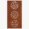 vidaXL Garden Wall Decoration 105x55 cm Corten Steel Leaf Design