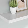 vidaXL Floating Wall Shelves 4 pcs White 120x23.5x3.8 cm MDF