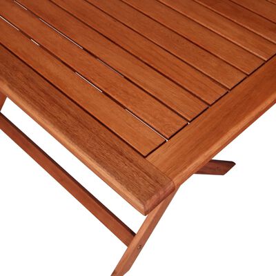 vidaXL Garden Table 120x70x74 cm Solid Eucalyptus Wood