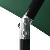 vidaXL 3-Tier Garden Parasol with Aluminium Pole Green 2 m