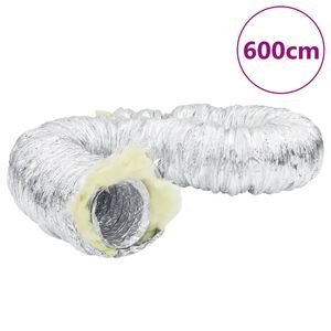 vidaXL Ventilation Duct Insulated Aluminium 6 m Ø15 cm