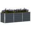 vidaXL Planter Anthracite 240 x 80 x 75 cm Steel