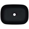 vidaXL Wash Basin 45.5x32x13 cm Ceramic Black