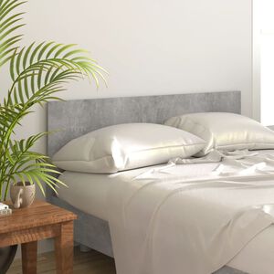 vidaXL Bed Headboard Concrete Grey 160x1,5x80 cm Engineered Wood