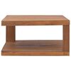 vidaXL Coffee Table 65x65x33 cm Solid Teak Wood