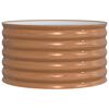 vidaXL Garden Raised Bed Brown 80 x 80 x 44 cm Steel