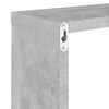 vidaXL Wall Cube Shelves 6 pcs Concrete Grey 30x15x30 cm