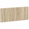 vidaXL Wall-Mounted Headboard ZWOLLE Sonoma Oak Engineered Wood