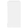 vidaXL Wall Cube Shelves 4 pcs White 30x15x30 cm