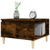 vidaXL Coffee Table Smoked Oak 55x55x36.5 cm Engineered Wood