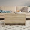 vidaXL Coffee Table Sonoma Oak 102x55.5x52.5 cm Engineered Wood