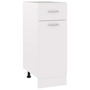 vidaXL Drawer Bottom Cabinet Lyon White 30x46x81.5 cm Engineered Wood