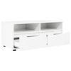 vidaXL TV Cabinet High Gloss White 100 x 48 x 43 cm Engineered Wood
