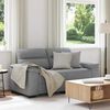 vidaXL 2-Seater Sofa&nbsp;Light Grey 160x81x84 cm Fabric