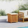 vidaXL Outdoor Cushion Box 60x50x61 cm Solid Wood Acacia
