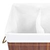 vidaXL Bamboo Laundry Basket Brown 72 L