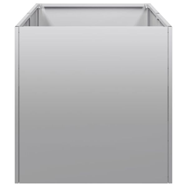 vidaXL Planter 40x80x40 cm Galvanised Steel