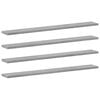 vidaXL Bookshelf Boards 8 pcs Concrete Grey 80x10x1.5 cm Engineered Wood