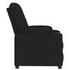vidaXL Recliner Chair Black Fabric