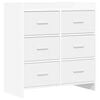 vidaXL Sideboard White 75 x 33 x 80 cm Engineered Wood