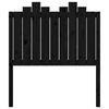 vidaXL Bed Headboard Black 96x4x110 cm Solid Wood Pine