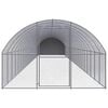 vidaXL Outdoor Chicken Coop 3x24x2 m Galvanised Steel