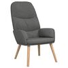 vidaXL Relaxing Chair Light Grey Fabric
