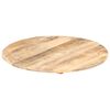 vidaXL Table Top Solid Mango Wood Round 15-16 mm 50 cm