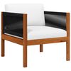 vidaXL Garden Chairs 2 pcs Solid Acacia Wood