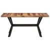vidaXL Dining Table 160x80x75 cm Solid Wood with Honey Finish