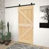 vidaXL Sliding Door with Hardware Set 90x210 cm Solid Pine Wood