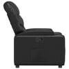 vidaXL Recliner Chair Black Faux Leather