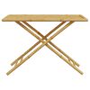 vidaXL Folding Garden Table 110x55x75 cm Bamboo