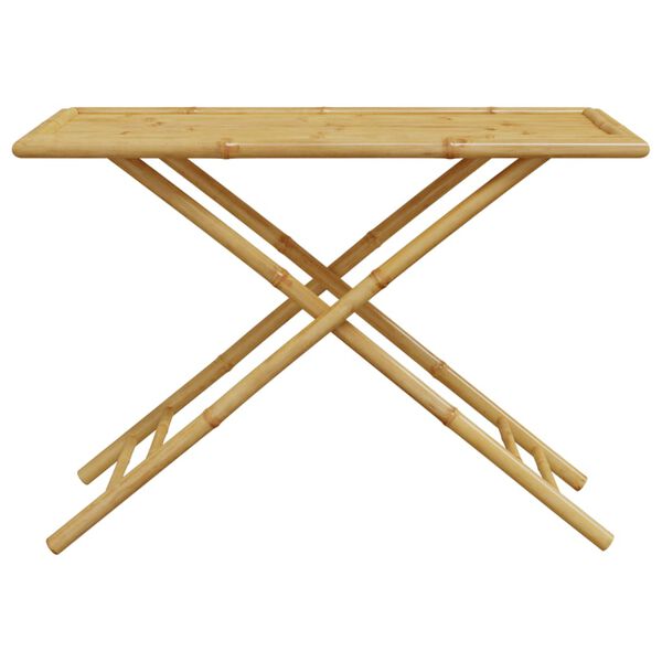 vidaXL Folding Garden Table 110x55x75 cm Bamboo